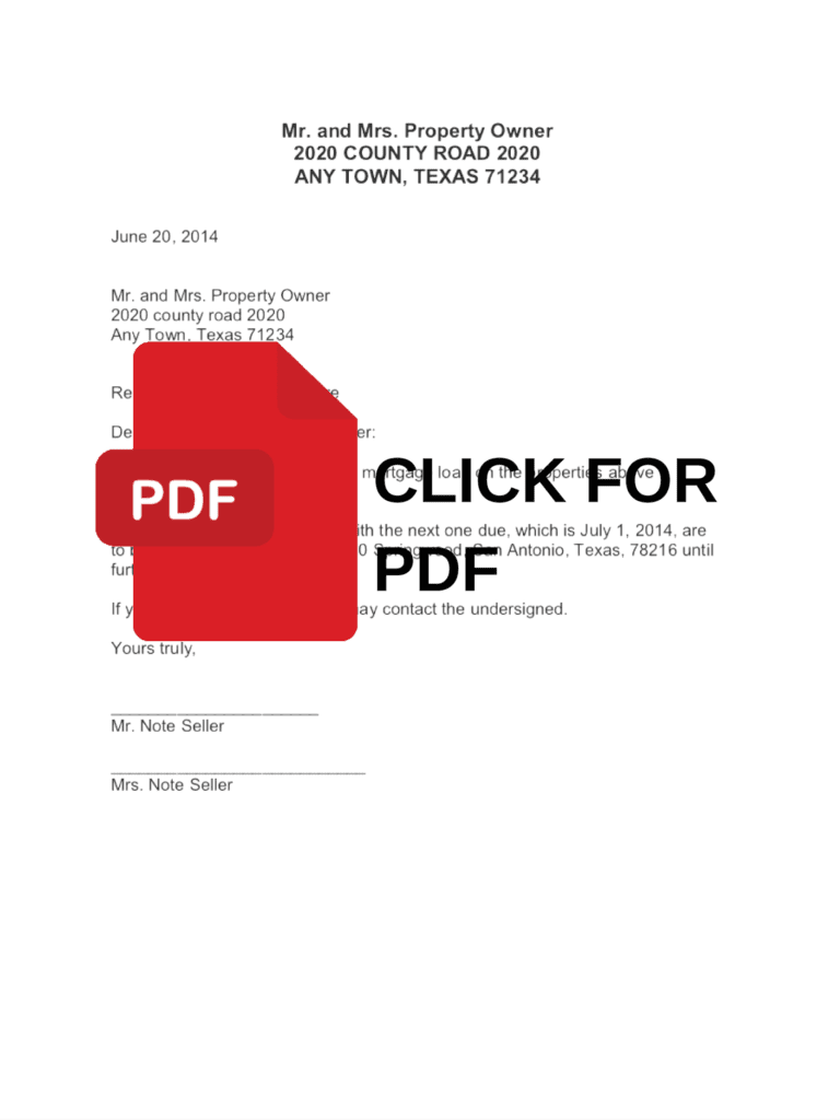 Goodbye Letter - Alamo Note Buyers